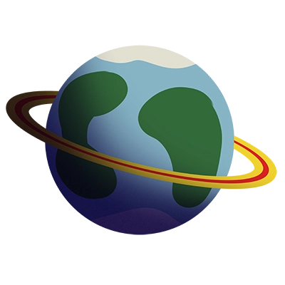 Dessin de planète sur Procreate