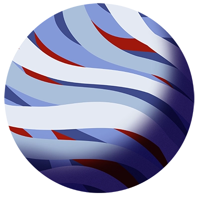 Dessin de planète étrange sur Procreate